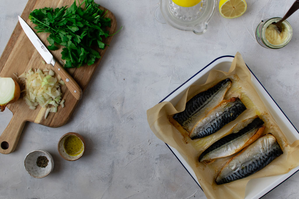 Mackerel Pate cooking